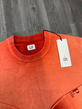 CP Company Crewneck Knit Sweatshirt - Orange