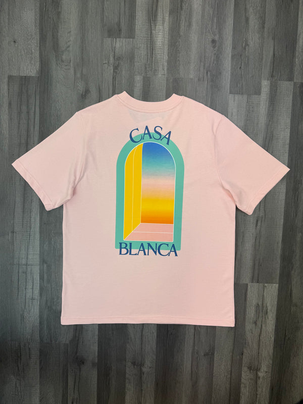 Casablanca L'Arch T-Shirt- Pink