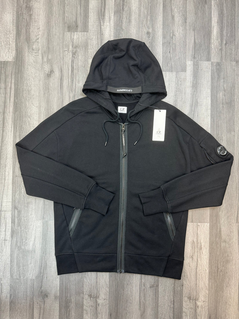 CP Company Lens Zip Hoodie - Black