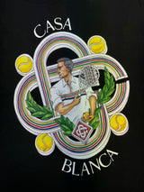 Casablanca 'LE JOUEUR'  T-Shirt - Black