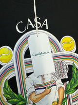 Casablanca 'LE JOUEUR'  T-Shirt - Black