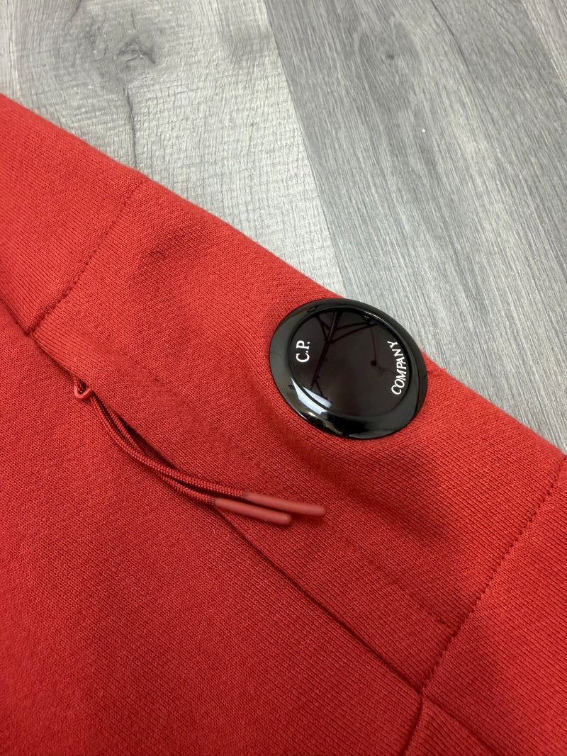 CP Company Lens Half Zip Sweatshirt - Red
