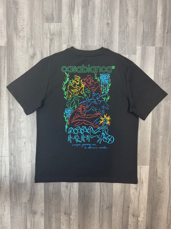 Casablanca Penathlon T-shirt - black