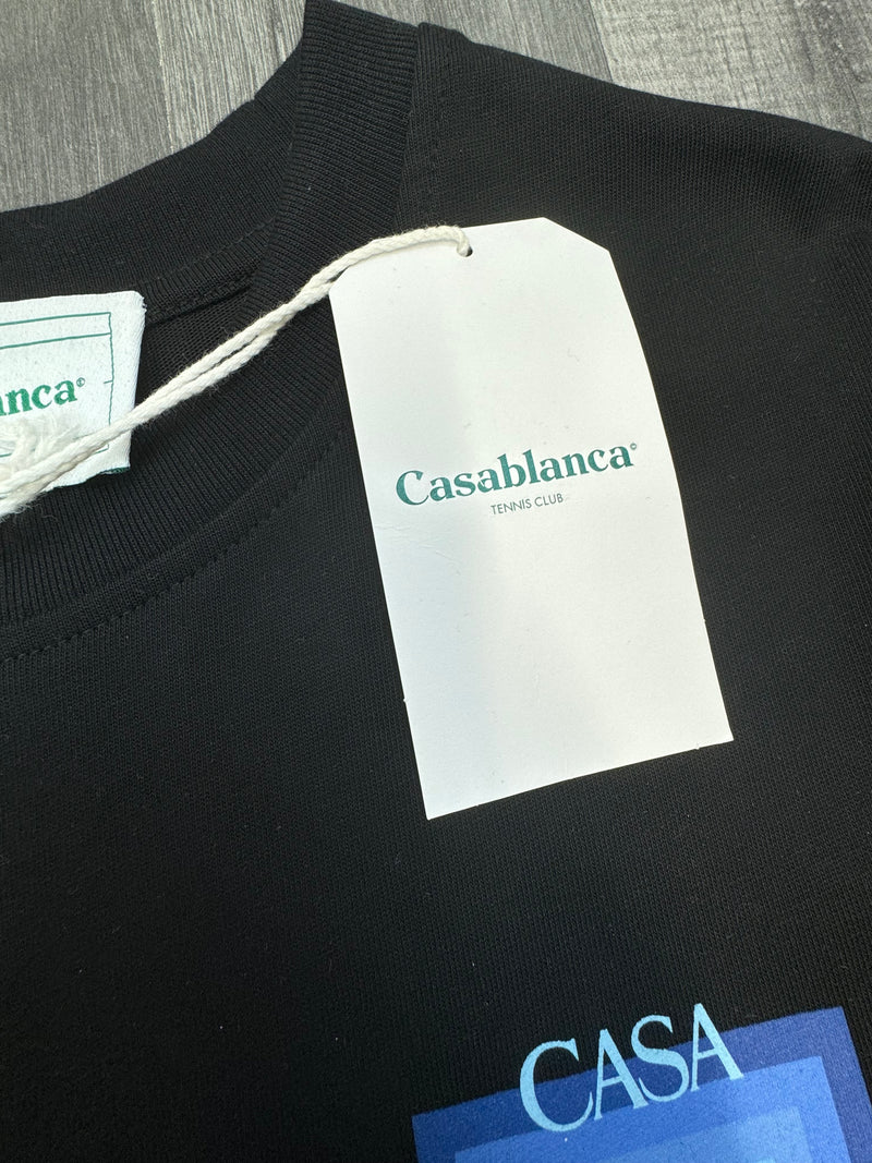 Casablanca Logo T-Shirt - Black