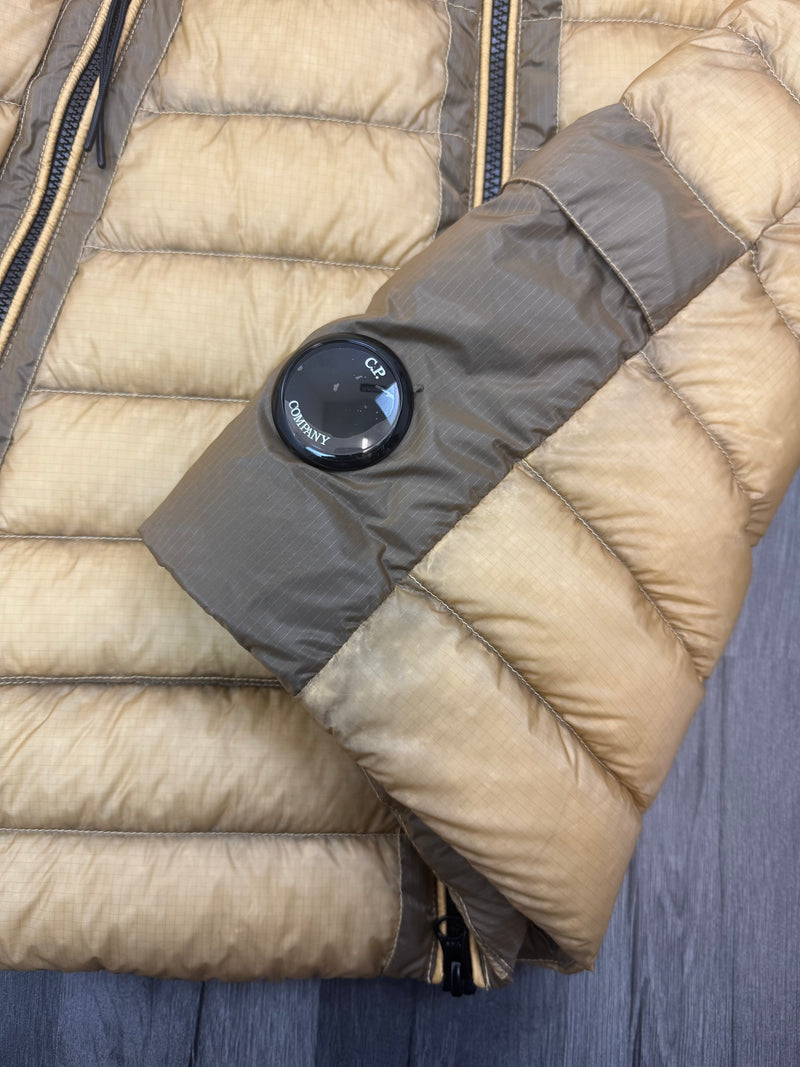 CP Company DD Shell Down Lens Gilet - Sand