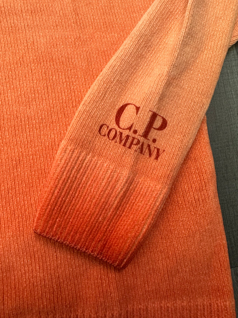 CP Company Crewneck Knit Sweatshirt - Orange