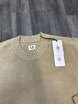 CP Company Crewneck Knit Sweatshirt - Beige
