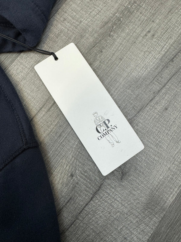 CP Company Lens Zip Hoodie - Navy