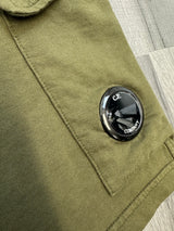 CP Company Lens Fleece Shorts - Green