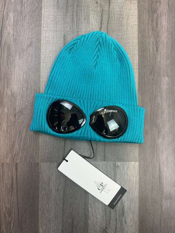 CP Company Goggle Beanie - Blue