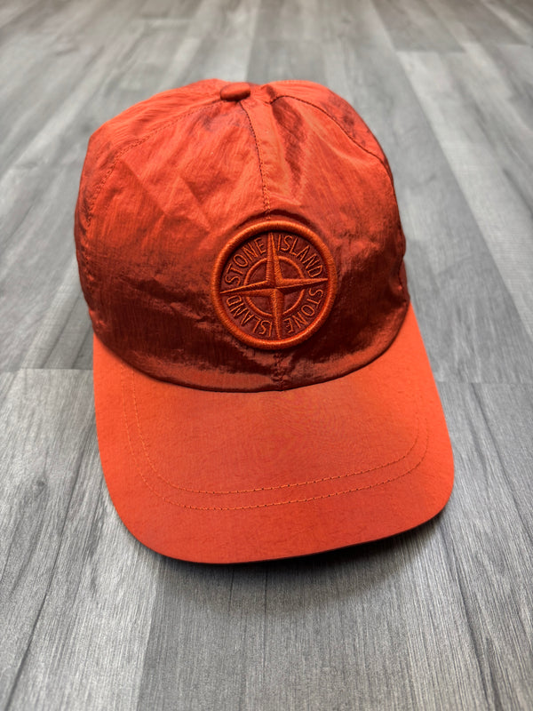 Stone Island Nylon metal Cap - orange