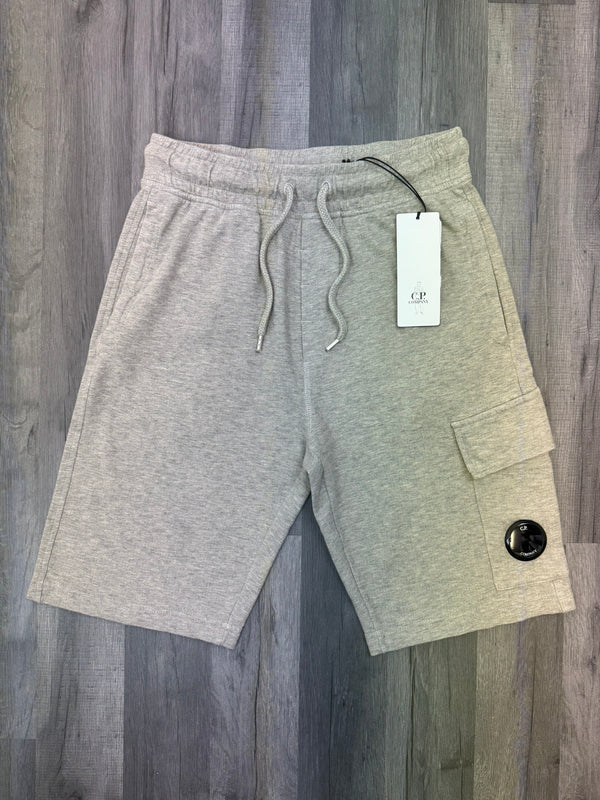CP Company Lens Fleece Shorts - Grey