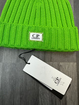 CP Company Logo Beanie - Green