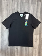 Casablanca Tennis T-Shirt - Black