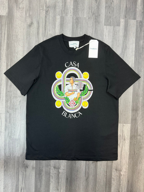 Casablanca 'LE JOUEUR'  T-Shirt - Black