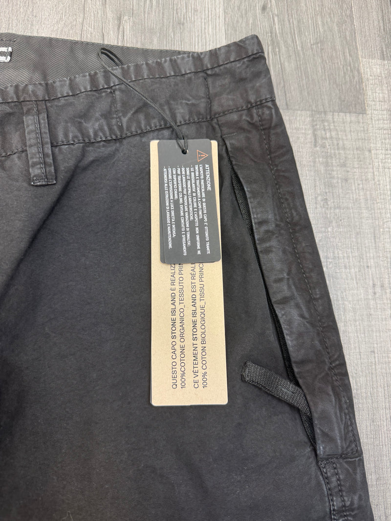 Stone Island Slim Cargo Pants - Black