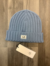 CP Company Logo Beanie - Blue
