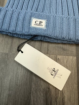 CP Company Logo Beanie - Blue