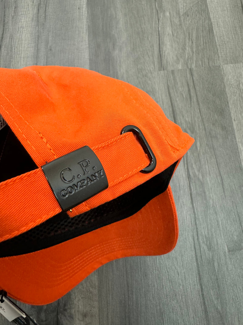 CP Company Embroidered Cap - Orange