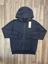 CP Company Lens Zip Hoodie - Navy