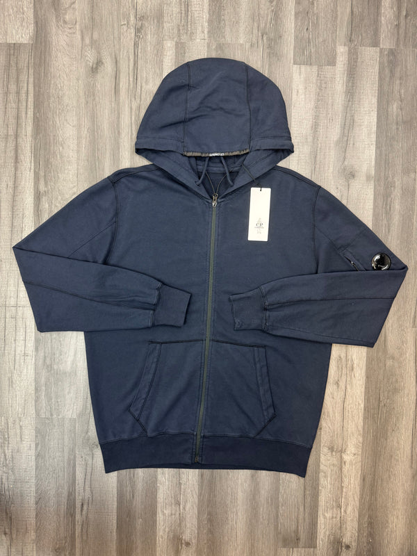 CP Company Lens Zip Hoodie - Navy