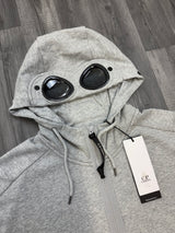 CP Company Zip Goggle Hoodie - Grey