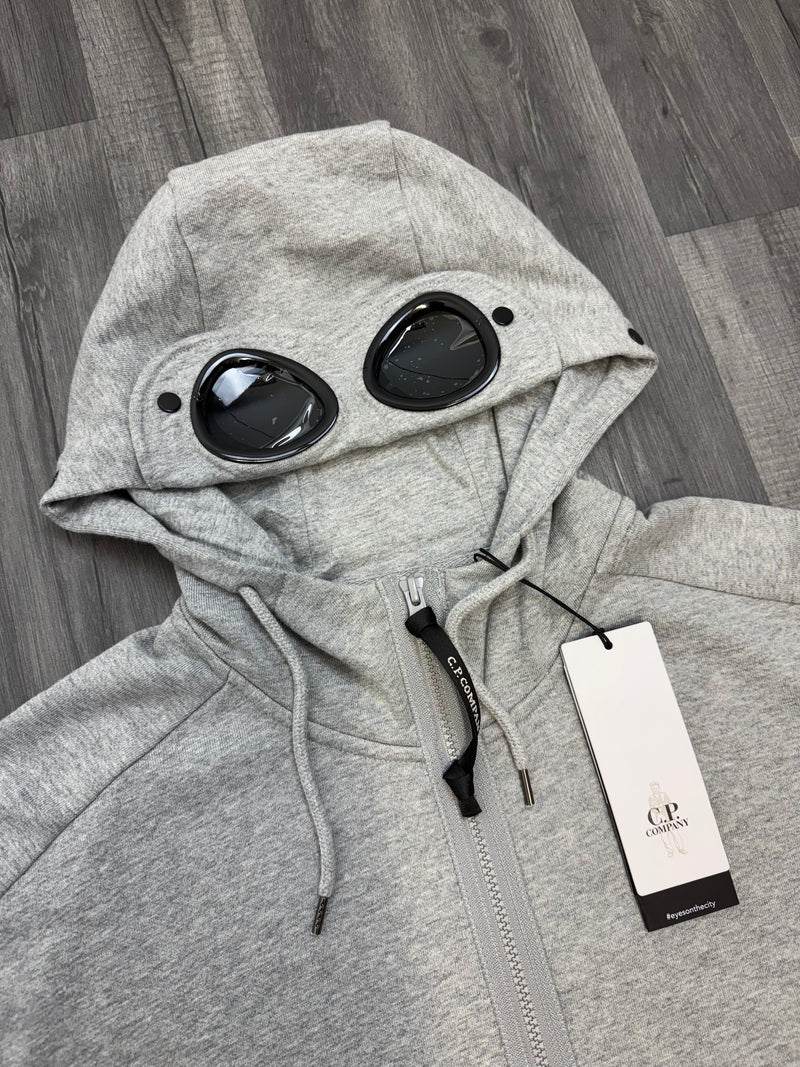 CP Company Zip Goggle Hoodie - Grey