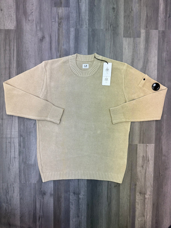 CP Company Crewneck Knit Sweatshirt - Beige