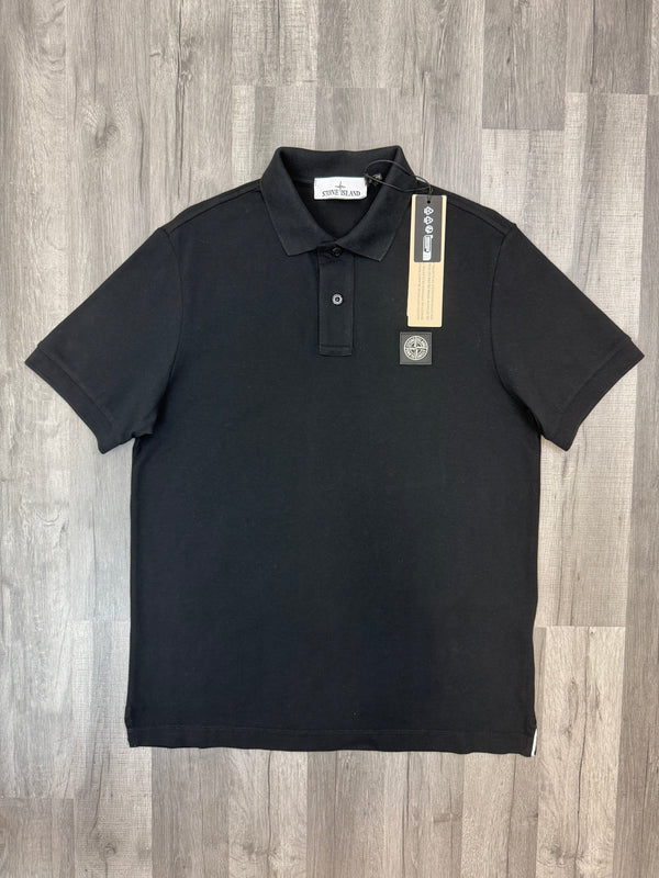 Stone Island Slim Fit Polo - Black