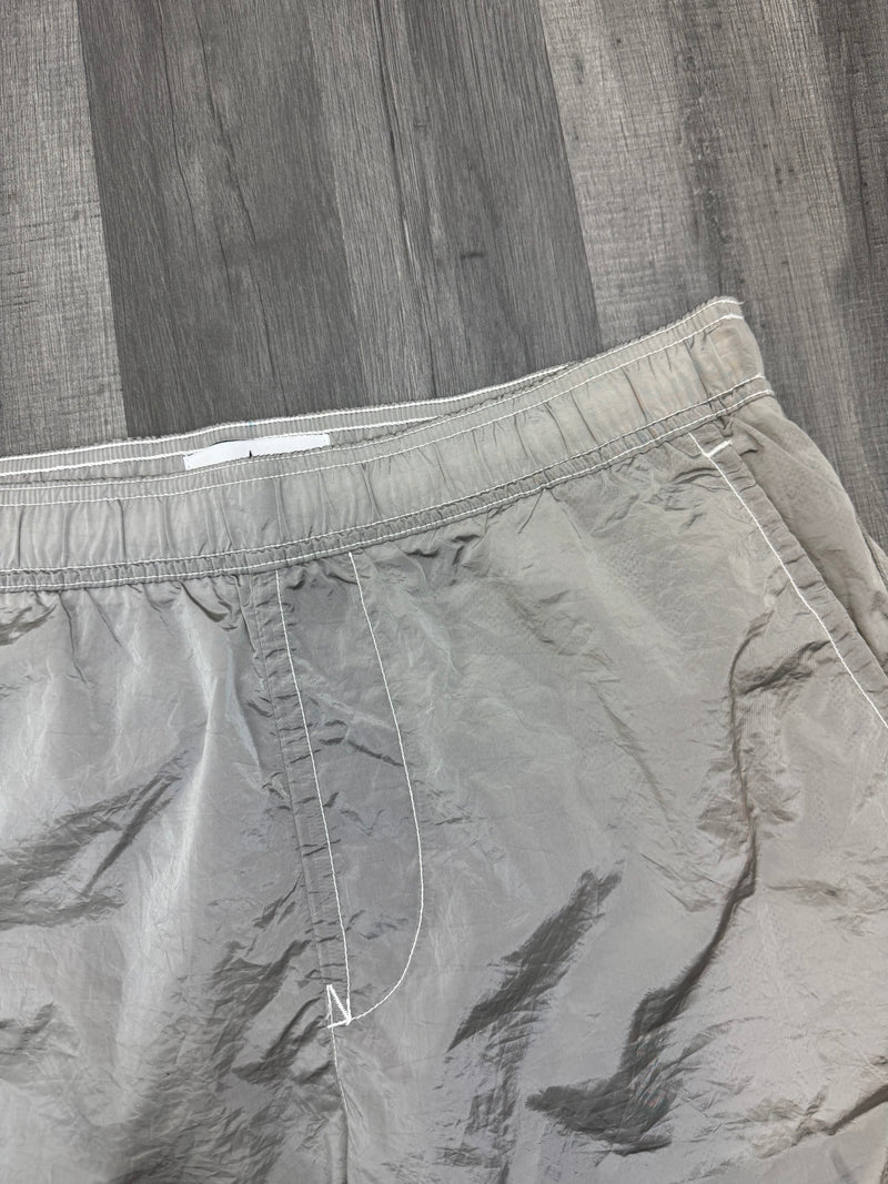 Stone Island Patch Logo Swim Shorts Grey