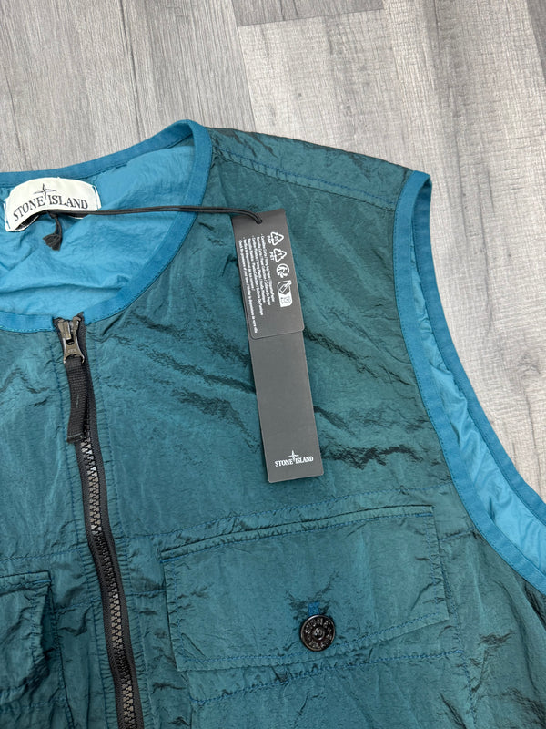Stone Island Nylon Metal Econyl Vest Gilet - Green