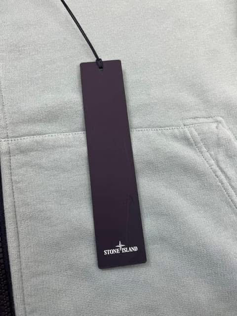 Stone Island Classic Zip Hoodie - Green