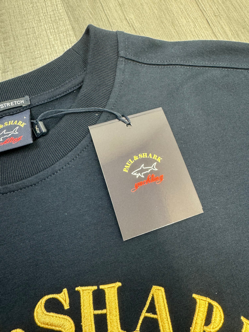 Paul And Shark Embroidered Logo sweatshirt - Navy