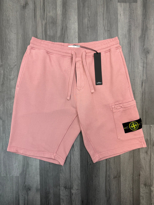 Stone Island Fleece Shorts - Pink