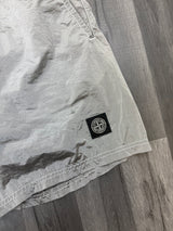 Stone Island Patch Logo Swim Shorts Grey