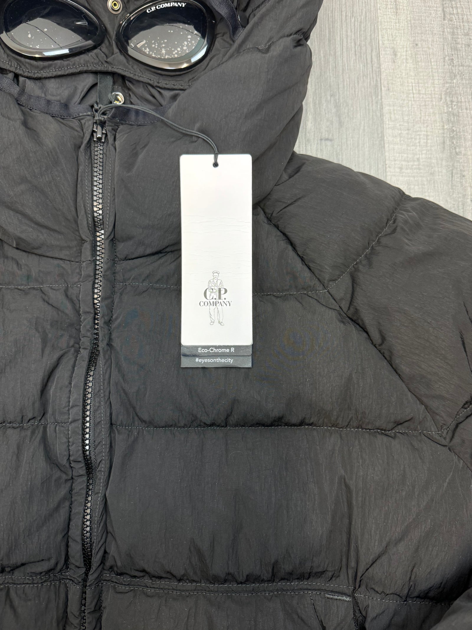 CP Company Chrome R Eco Down Coat Black – ClothingCloset