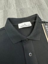 Stone Island Slim Fit Polo - Black