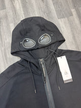 CP Company Zip Goggle Hoodie - Black