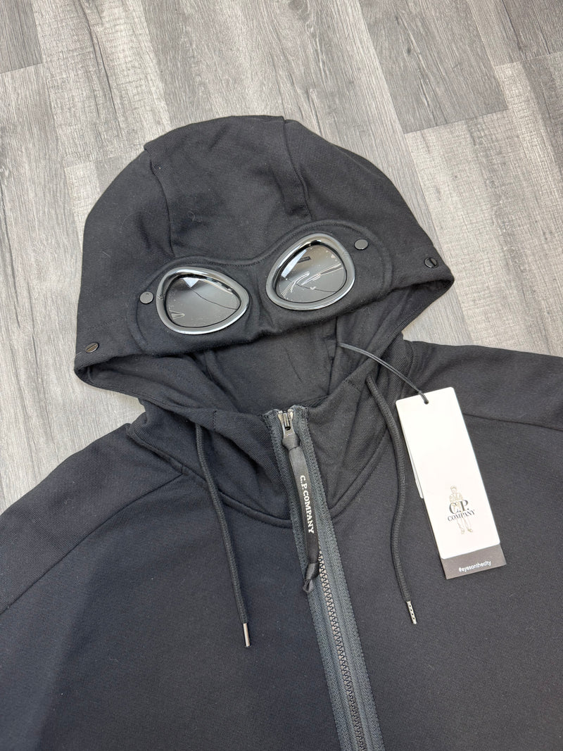 CP Company Zip Goggle Hoodie - Black