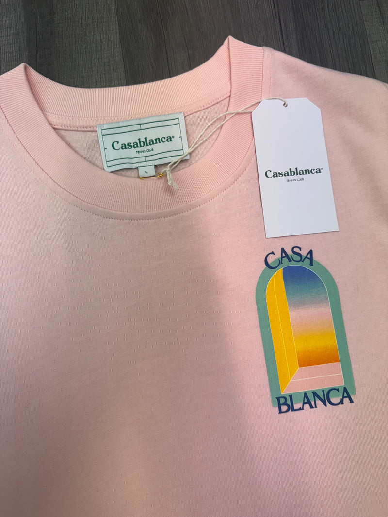 Casablanca L'Arch T-Shirt- Pink