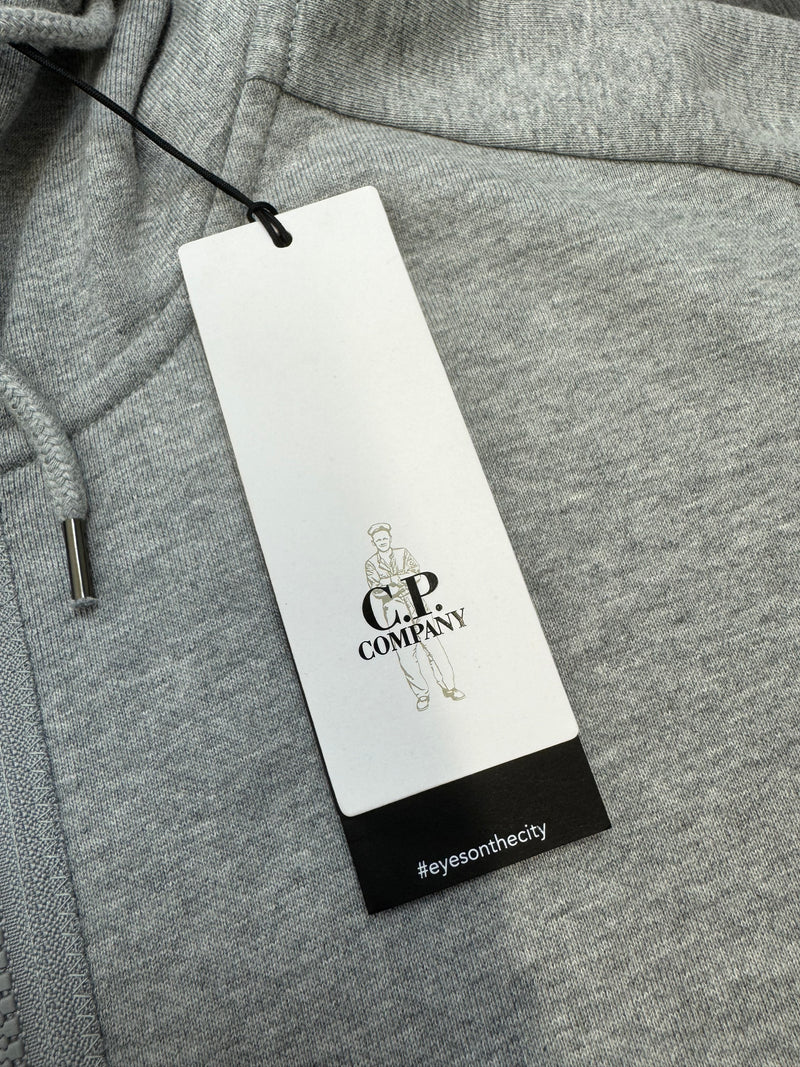 CP Company Zip Goggle Hoodie - Grey