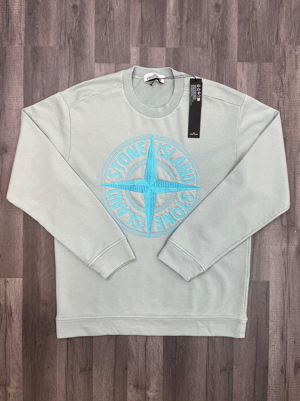 Stone Island Embroidered Sweatshirt - Blue