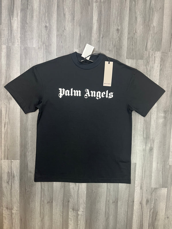 Palm Angels Spell Out T-Shirt - Black