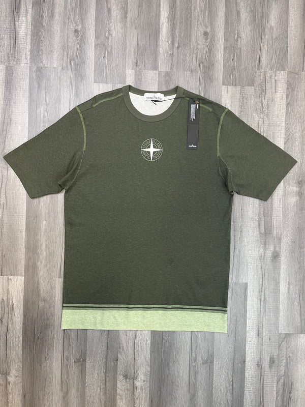 Stone Island Compass Logo T-shirt - Green