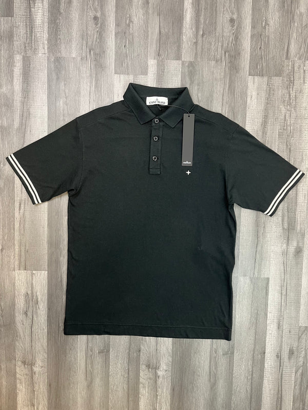 Stone island Small Logo Polo - Black