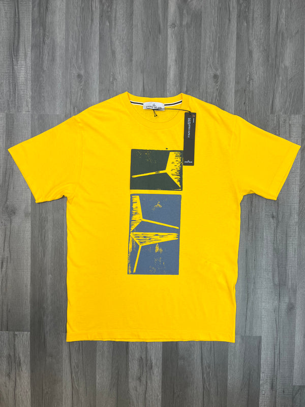 Stone Island Graphic T-shirt - Yellow