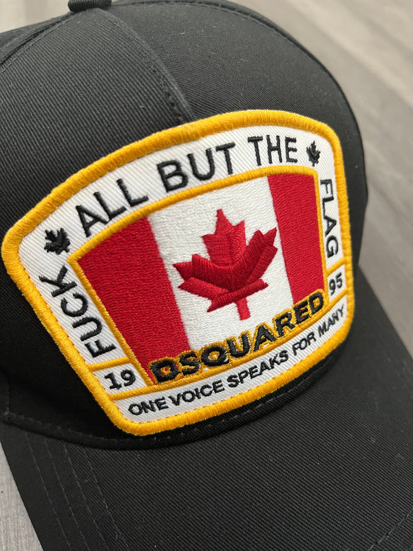 Dsquared2 Canadian Flag Cap - Black
