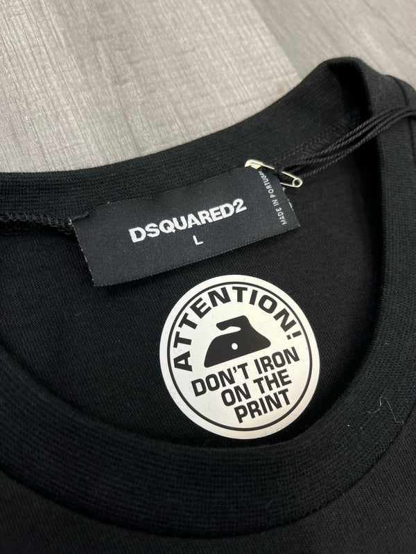 Dsquared2 Leaf Logo T-shirt - Black