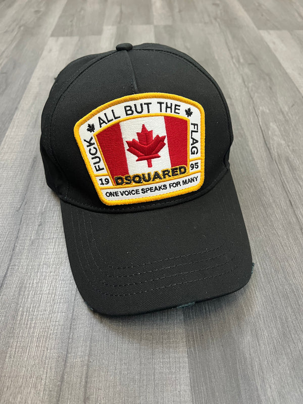 Dsquared2 Canadian Flag Cap - Black